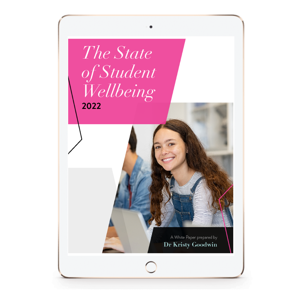 The State of Studeng Wellbeing Whitepaper Ipad Mockup