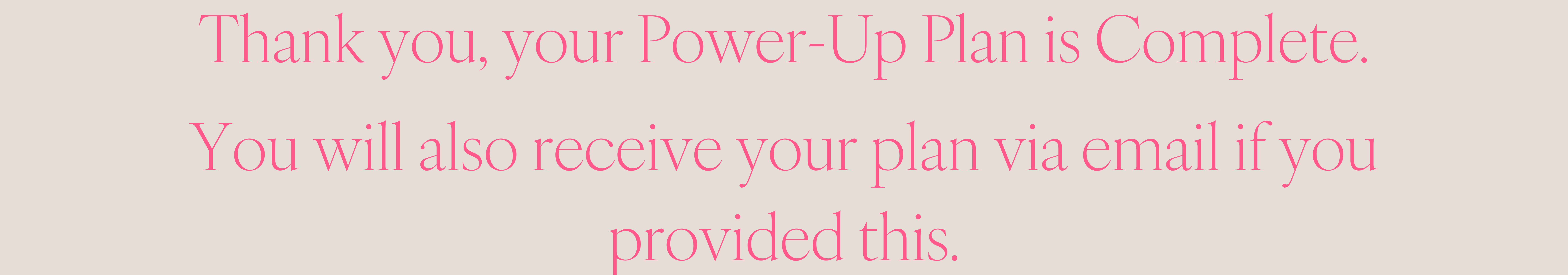 Power Up Plan text 2024